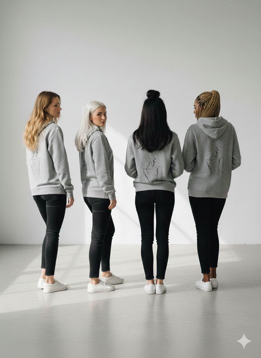 Not here to blend in Hoodie