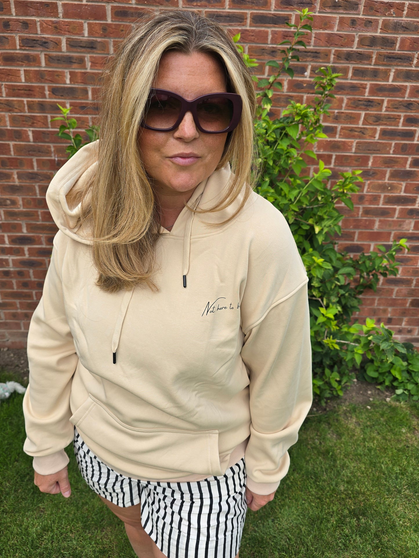 Not here to blend in Hoodie