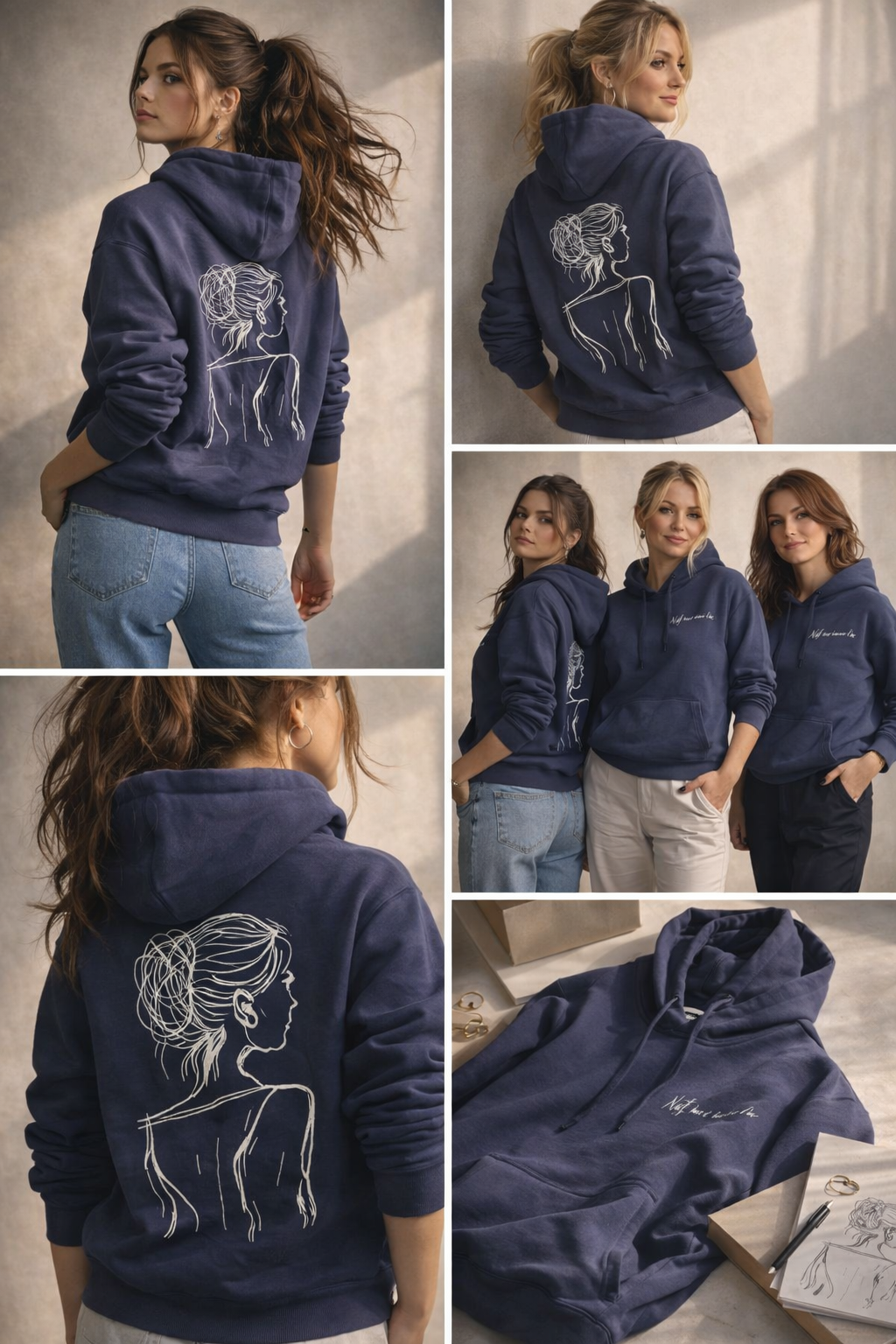 Not here to blend in Hoodie